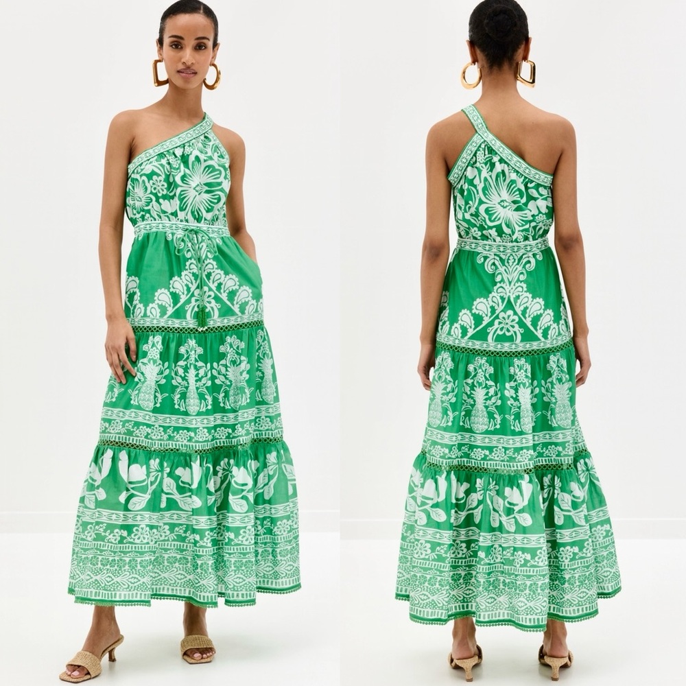 🌺🎉HP🎉🌺 NWT Farm Rio Sweet Garden Maxi Dress - Picture 5 of 16